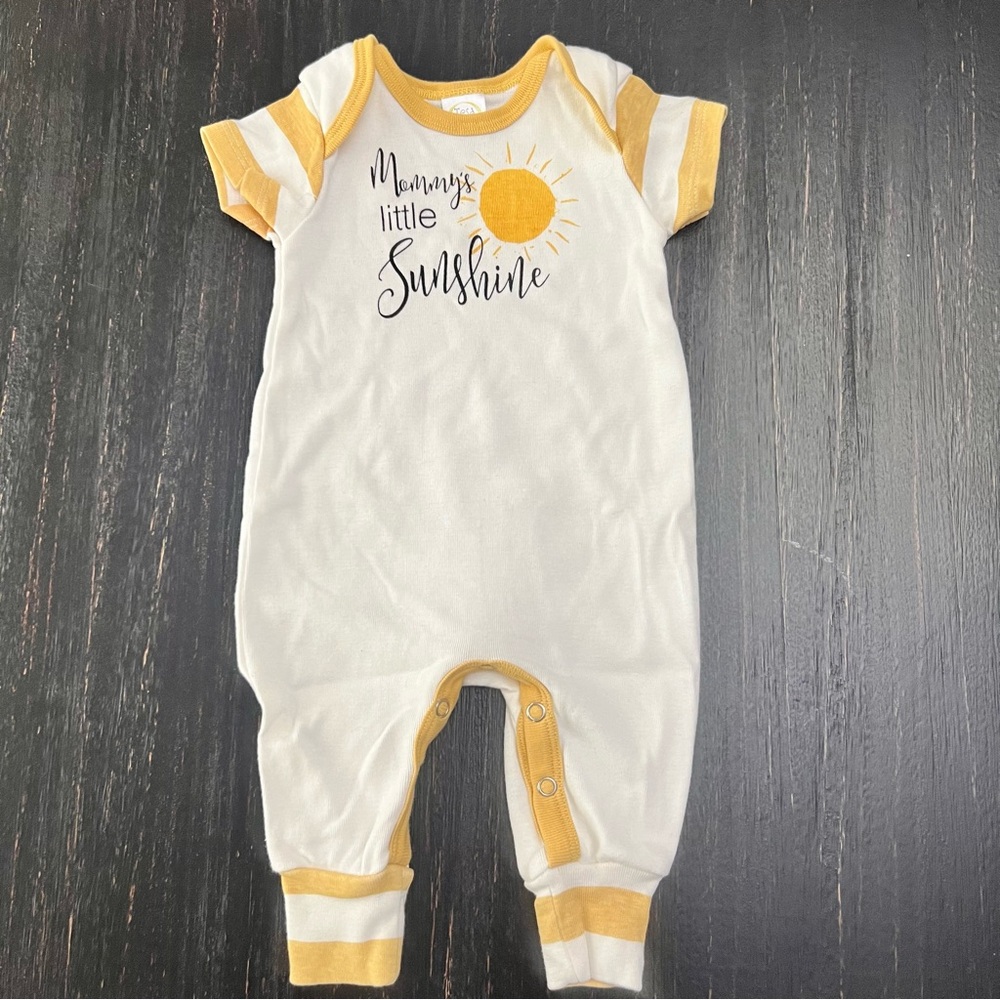 NWOT Tesa Babe Mommy's Little Sunshine Kids One Piece - Romper Size Baby 0-3 mos